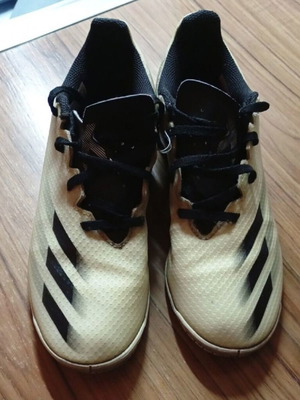 Adidas X Ghosted football shoes used, size 39 1/3, white without studs