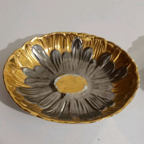 Capodimonte porcelain plate used with minor wear