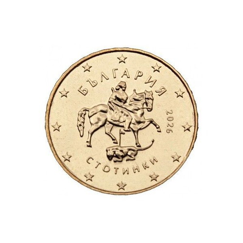 50 cent Bulgaria 2026 unc, Scandinavian gold