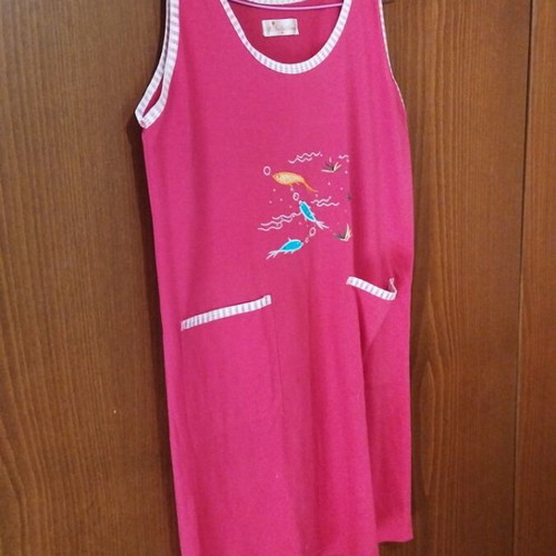 Beach dress M pink like new