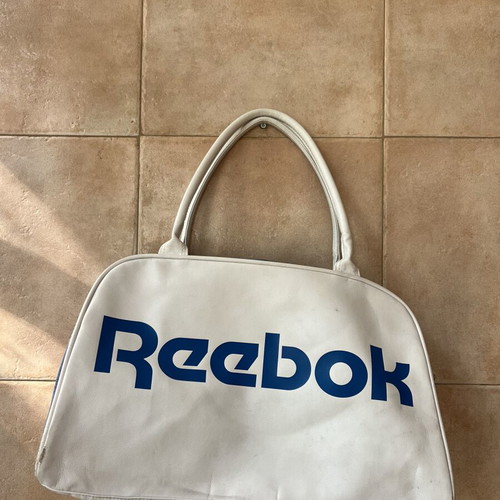 Reebok white handbag, carry-on style