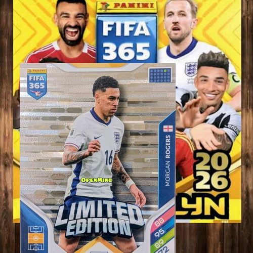 Κάρτα Rogers Limited FIFA 365 2026 Adrenalyn XL England καινούργιο