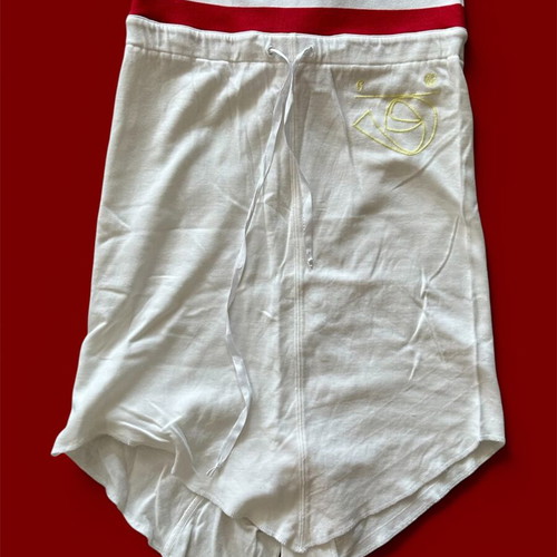 Diesel Y2K White Midi Skirt with Sporty Waist Size M Like New