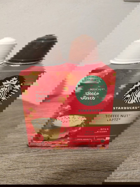 5 порции ограничена серия капсули STARBUCKS TOFFEE NUT LATTE от Dolce Gusto