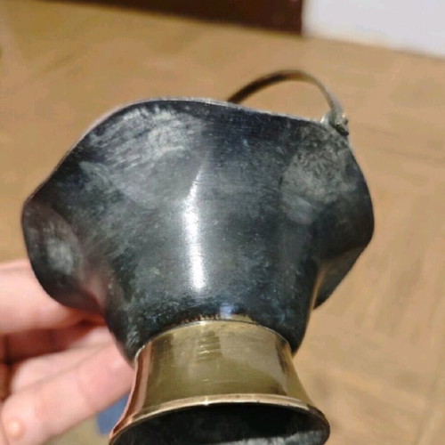 Brass decorative set like new, 4 pieces, solid brass