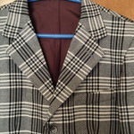 Checked wool jacket used, size M