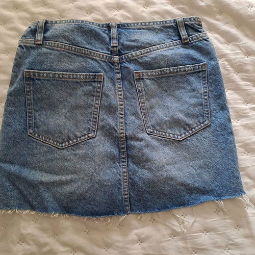 Denim mini skirt Bershka like new, blue, size XS