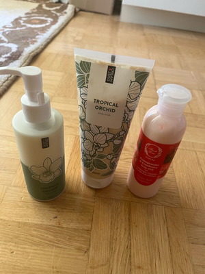 Fresh Line beauty products new, body milk, body scrub, body lotion