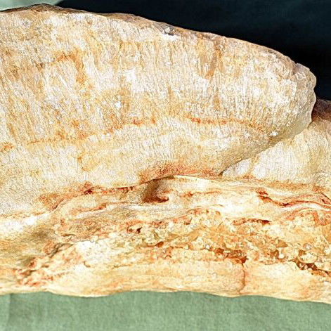 Stalagmitic calcite large sample possibly part of stalagmite-stalactite