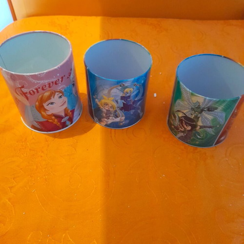 Pencil holders new, set of 3 pieces