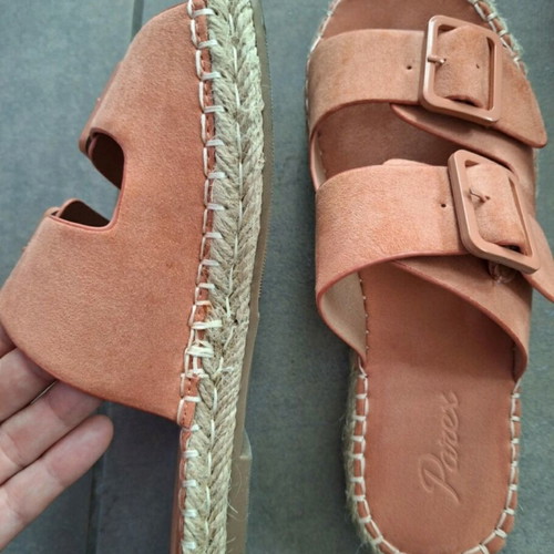 Parex salmon slippers like new, size 36, pink