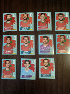 Panini World Cup 2026 Morocco Team Stickers new