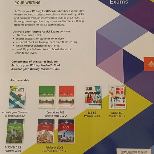 Activate Your Writing B2 Exams Teacher's Book new