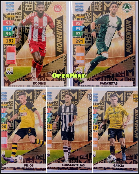 SET 5 MOMENTUMS ή ΜΕΜΟΝΩΜΕΝΕΣ - SUPER LEAGUE 2024-25 ANDRENALYN XL