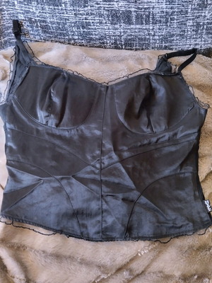 Hype black bustier size small like new