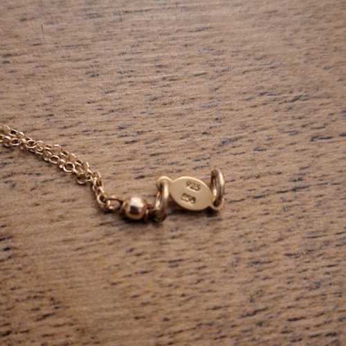 Gregio Evil Eye Necklace 925 Silver Gold Plated Like New