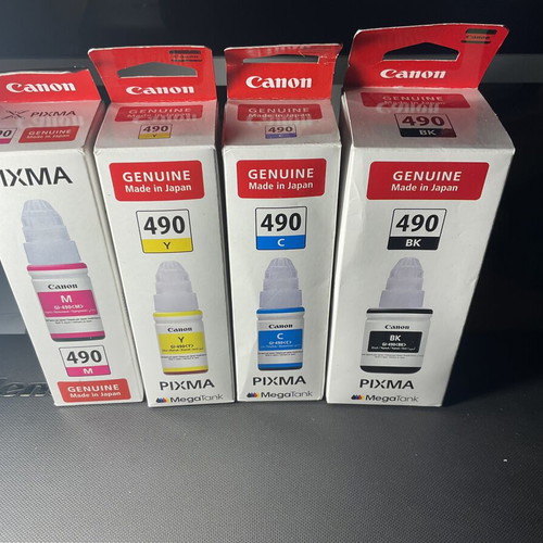 Canon Pixma Ink 490 Mega Tank sealed set of 4