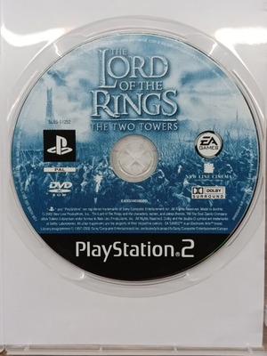 The Lord of the Rings The Two Towers PS2 game disc σαν καινούργιο