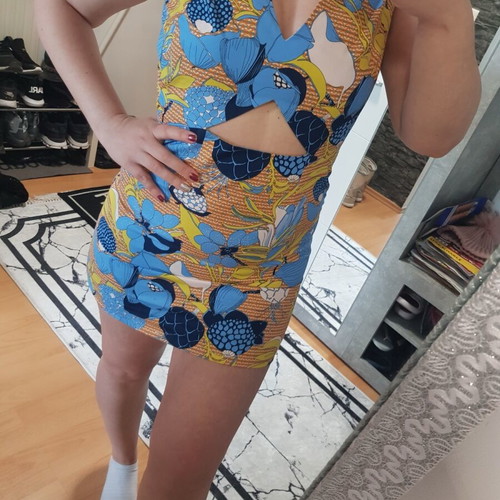 Zara summer dress like new, size S 36, colorful