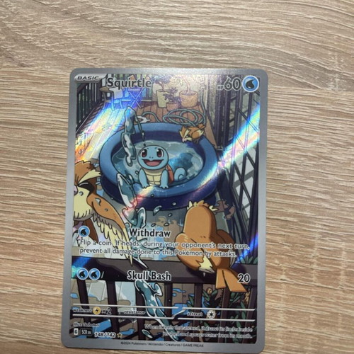 Pokemon Squirtle SCR 148/142 like new