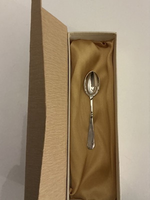 Vintage silver spoon 800 grade collectible