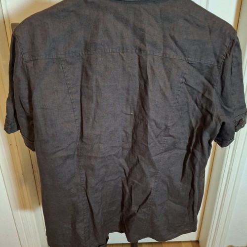 Linen shirt brown like new, size M