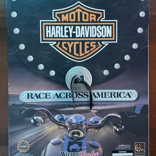 Harley-Davidson Race Across America PC game like new, big box