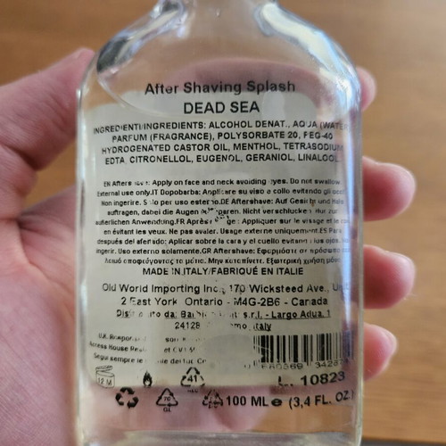 RazoRock The Dead Sea After Shave Splash like new, 85ml