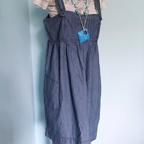 Denim dresses Monki and Estelle used, size L/XL, no defects