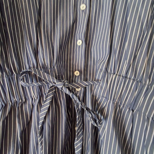 Zara women's summer dress like new, blue white striped