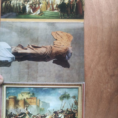 Set of 14 Louvre Museum postcards like new