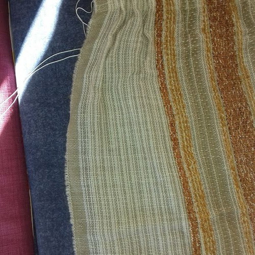Linen curtain ready sewn like new 1.30x1.55