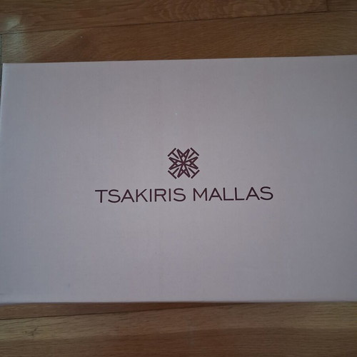 Tsakiris Mallas nude pearly pumps size 40 like new, 9cm heel