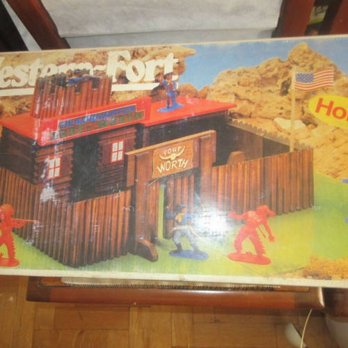 Wooden Western Fort 70s new for 1/32 soldiers