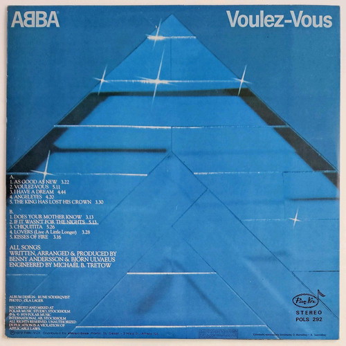 ABBA Voulez Vous vinyl record like new, Greek pressing 1979