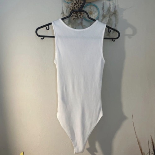 New Look bodysuit like new, white, size S