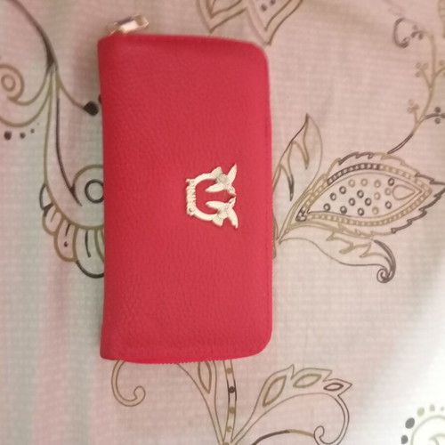 Wallet almost like new, red