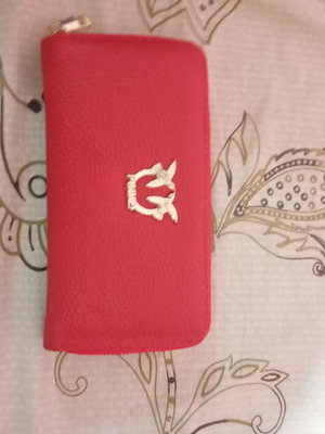 Wallet almost like new, red