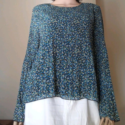 Stradivarius blouse airy floral like new, size XL