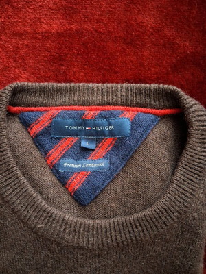 Tommy Hilfiger πουλόβερ καφέ L σαν καινούργιο