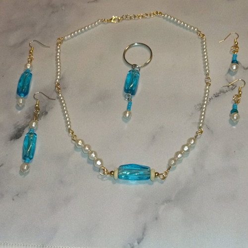 Handmade magic jewelry set new, multicolored