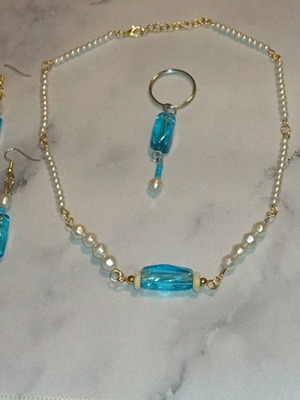 Handmade magic jewelry set new, multicolored