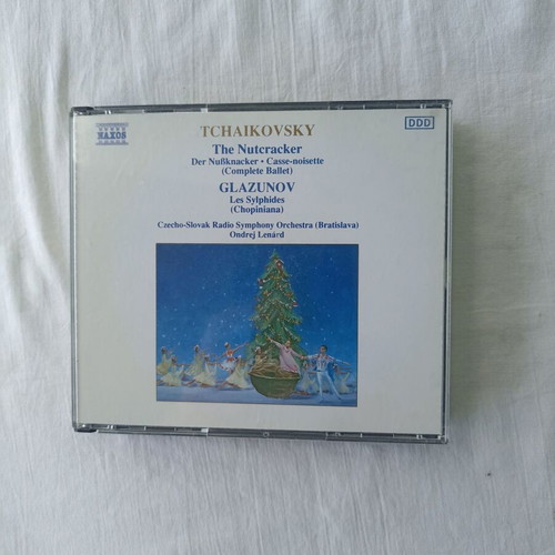 Tchaikovsky The Nutcracker Glazunov Chopiniana 2 Disc CD used, classical