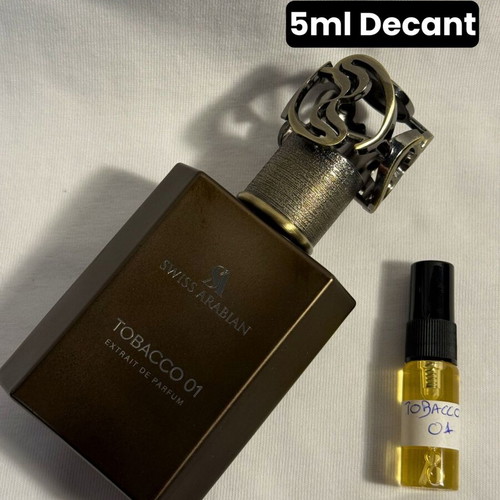 Swiss Arabian Tobacco 01 Eau de Parfum 5ml decant like new
