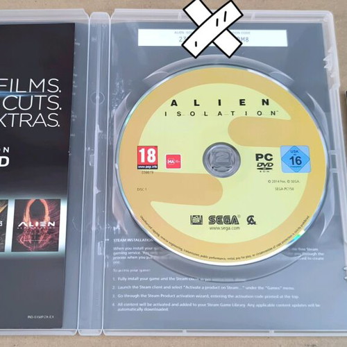 Alien Isolation Nostromo Edition PC DVD-ROM like new