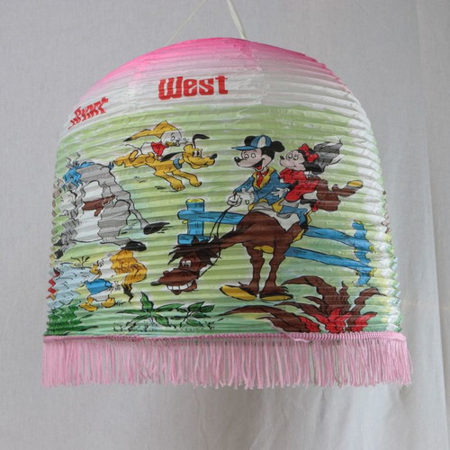 Children's ceiling lamp shade new, made of rice paper, diameter 35cm