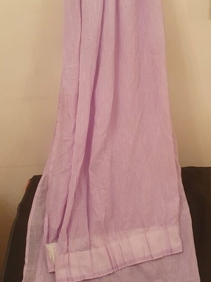 Purple curtain used, height 275 cm, length 133 cm