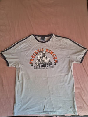 Tshirt Pull & Bear used, size M, blue