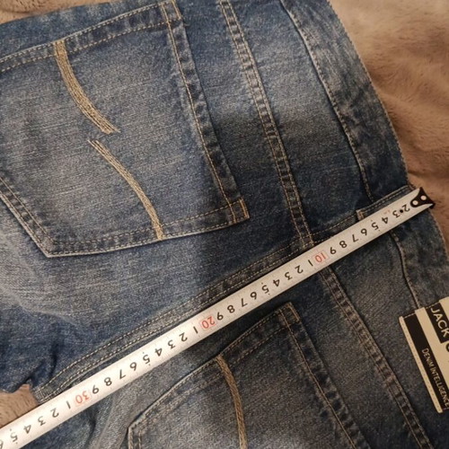 Jack & Jones men's blue jeans like new, low waist, classic fit