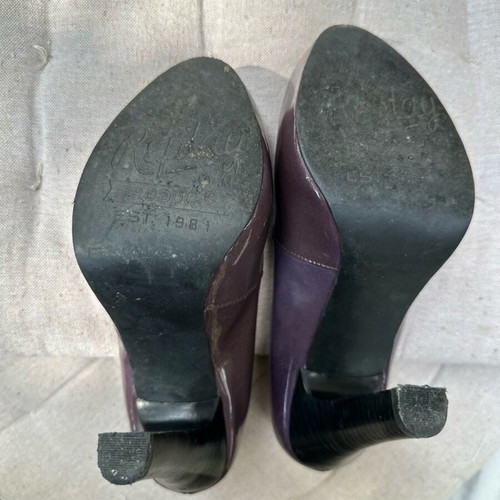 Replay pumps used, dark purple, size 36